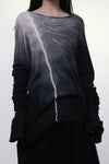 marc le bihan 4 seam Raz collar sweater 1749 black black